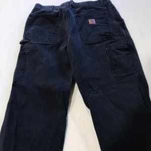 Carhartt Blue cotton Carpenter pants 34x30